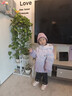 巴拉巴拉【hellokittyIP】女童羽絨服冬裝三麗鷗外套防護保暖時(shí)尚 紫色調00377-白鴨絨 110cm (110cm充絨量80g) 曬單實(shí)拍圖