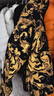 VERSACE JEANS COUTURE 【季末優(yōu)惠】  Barocco雙面羽絨夾克 EG89-黑色+金色 52 曬單實(shí)拍圖