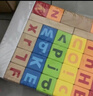 Hape(德國)進(jìn)口山毛櫸木質(zhì)玩具80粒數字字母積木寶寶新年禮物E8022 曬單實(shí)拍圖