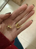 飾薇金色法式復古耳環(huán)耳釘女輕奢小眾高級感不規則褶皺紋理素圈耳飾 法式復古金屬耳環(huán)【一對裝】 曬單實(shí)拍圖
