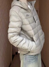 燦圖韓系排骨輕薄羽絨面包服女冬季加厚保暖外套寬松設計感襖子上衣潮 淺灰色 M 曬單實(shí)拍圖