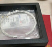 周六福莫比烏斯環(huán)手銀鐲子S999足銀生日禮物D1011310 活口新年禮物 曬單實(shí)拍圖