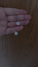 春龍珠寶 金鑲玉耳墜黃金和田玉耳鉤金鑲玉耳墜耳環(huán)羊脂白玉級 加長款 曬單實(shí)拍圖
