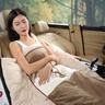 BIMLL B汽車(chē)抱枕被子腰靠枕多功能折疊兩用高檔二合一車(chē)載四季辦公室午睡 曬單實(shí)拍圖