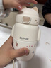 蘇泊爾（SUPOR）兒童保溫杯男女孩學(xué)生水杯水壺316L不銹鋼便攜吸管杯大容量學(xué)飲杯 【背帶款-杯口可換】椰奶白 500ml 曬單實(shí)拍圖