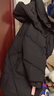 雪中飛2025冬新款女士中長(cháng)款羽絨服百搭時(shí)尚休閑氣質(zhì)大口袋保暖舒適 黑色|8056 XL /170/92A 曬單實(shí)拍圖