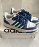 adidas ENTRAP美式校園風(fēng)運動(dòng)少年感復古籃球風(fēng)板鞋男女阿迪達斯 白色/綠色/藍色   41 曬單實(shí)拍圖