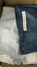 優(yōu)衣庫童裝男童女童寬松直筒牛仔長(cháng)褲水洗產(chǎn)品闊腿483503 478128 483503/03灰色 150 曬單實(shí)拍圖