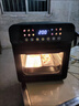 SUBOAER蘇泊電烤箱 可視空氣炸鍋烤箱一體機微蒸汽嫩烤一體家用35L大容量風(fēng)爐電烤箱熱風(fēng)循環(huán)不用翻面 深空灰 35L 【可視化烤箱+觸屏操控+開(kāi)門(mén)斷電】 曬單實(shí)拍圖