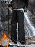 JEEP SPIRIT吉普褲子男秋冬季沖鋒褲男士工裝休閑褲男寬松直筒潮流男褲 曬單實(shí)拍圖