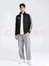 阿迪達斯（adidas）外套男女秋冬跑步運動(dòng)立領(lǐng)夾克外套保暖運動(dòng)服 黑/白 XL 曬單實(shí)拍圖