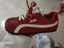 環(huán)球女士加絨保暖二棉鞋2025冬季新款平底德訓鞋百搭棉鞋休閑女鞋紅色 曬單實(shí)拍圖