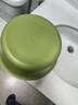 家用臉盆大號加厚塑料洗臉盆子洗澡用具衣服盆洗腳盆嬰兒浴盆 撞色洗臉盆-綠色-中號-1個(gè) 曬單實(shí)拍圖