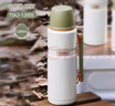 膳魔師（THERMOS）保溫杯戶(hù)外露營(yíng)旅行便攜燜燒罐大容量保溫瓶大肚壺TSK2 山野綠 1200ml 保溫瓶 曬單實(shí)拍圖
