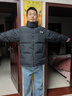 李寧火鍋羽絨服男款2025冬季新款短款加厚防寒男士青少年棉服運動(dòng)外套 黑色【80%鴨絨】 3XL /190（175-190斤） 曬單實(shí)拍圖