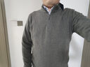 莊吉（Judger）【含羊絨】莊吉男士羊毛衫2025秋冬新款雙層領(lǐng)拉鏈半高領(lǐng)保暖毛衣 曬單實(shí)拍圖