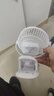 新款6寸USB小風(fēng)扇/電風(fēng)扇桌面/小電扇/小臺扇便攜迷你手持夾子睡眠小風(fēng)扇辦公室宿舍桌面 白色 400mAh 充電款 曬單實(shí)拍圖