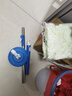 雅高 旋轉拖把配件共2拖把頭+加粗拖把桿+圓盤(pán)吸水拖地神器墩布拖布 曬單實(shí)拍圖
