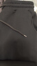 凡客誠品（VANCL）加絨褲子男款冬季寬松保暖休閑褲男士百搭運動(dòng)直筒褲 黑色 L 曬單實(shí)拍圖