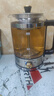 喜豬（HAPIG）煮茶器大容量1.3L辦公室家用蒸汽高溫噴淋式全自動(dòng)養生壺黑茶煮茶壺保溫蒸茶壺泡茶燒水 1.3L單濾網(wǎng)+6茶杯套裝【京倉速發(fā)】 曬單實(shí)拍圖