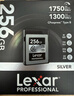雷克沙（Lexar）256GB CFexpress Type B存儲卡 讀1750MB/s 富士佳能尼康適配 8K超清錄制 cfe卡（SILVER） 曬單實(shí)拍圖