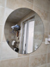 星芒家私簡(jiǎn)約橢圓形玻璃衛浴鏡子貼墻浴室鏡衛生間圓鏡免打孔洗漱臺化妝鏡 【正圓形】50*50cm 破損包賠 曬單實(shí)拍圖