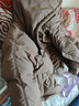 三彩2025冬季新款短款羽絨服連帽白鴨絨面包服寬松純色簡(jiǎn)約女 榛果棕 XS 150/76A 曬單實(shí)拍圖