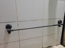 吸盤(pán)拖鞋架免打孔衛生間置物架壁掛式浴室門(mén)后墻上伸縮收納鞋架子 吸盤(pán)可伸縮76-133CM拖鞋架【加長(cháng)款】 曬單實(shí)拍圖