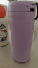杯具熊（BEDDYBEAR）成人保溫杯咖啡杯316內膽男女學(xué)生放書(shū)包側兜水杯車(chē)載隨手杯便攜 彈跳隨手保溫杯-香芋紫370ml 曬單實(shí)拍圖