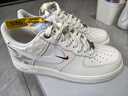 耐克NIKE男空軍一號AF1 AIR FORCE1馬年限定款 運動(dòng)鞋IQ1119-011白41 曬單實(shí)拍圖