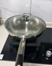 WMF福騰寶無(wú)涂層不銹鋼炒鍋304不銹鋼平底電磁爐明火通用金剛32cm 曬單實(shí)拍圖