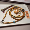 薇施妮（WEISHINI）檀木福祿壽葫蘆斜挎鏈橄欖串珠長(cháng)款可背項鏈國風(fēng)手機掛繩掛飾 檀木斜跨 曬單實(shí)拍圖