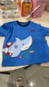 蓋璞男幼童夏季款立體鯊魚(yú)印花短袖T恤兒童裝上衣465402 曬單實(shí)拍圖