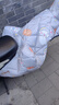 【親子款】電動(dòng)車(chē)擋風(fēng)被冬季加絨加厚后座款電瓶車(chē)保暖防寒擋雨罩 大童護脖護腰款【身高140cm以上】灰太空狗 曬單實(shí)拍圖