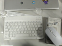 【京東物流】藍牙無(wú)線(xiàn)鍵盤(pán)適用蘋(píng)果iPad可充電華為MatePad聯(lián)想pro安卓手機iOS外接鍵盤(pán)M6靜音打字 藍牙鍵盤(pán)+充電款鼠標+充電線(xiàn)【象牙白】 曬單實(shí)拍圖