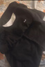 貓人10A抑菌防螨含羊絨蠶絲男士保暖內衣男加絨秋衣秋褲套裝黑色XL 曬單實(shí)拍圖