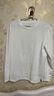 拇指白小T【斷碼清倉】秋冬圓領(lǐng)長(cháng)袖T恤男士親膚上衣打底衫 云柔磨毛-男款皓白 2XL 曬單實(shí)拍圖