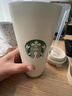 星巴克（Starbucks）杯子大容量保溫杯吸管杯水杯咖啡杯隨行杯節日禮物居家辦公伴手禮 白金女神+袋子 曬單實(shí)拍圖