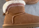 UGG秋季新款女士時(shí)尚舒適保暖純色平底圓頭短筒休閑雪地靴1174517 CHE | 栗色 37 曬單實(shí)拍圖