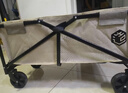 京東京造 戶(hù)外露營(yíng)車(chē)折疊推車(chē)營(yíng)地車(chē)野餐擺攤裝備買(mǎi)菜小拉車(chē)拖車(chē)沙石色 曬單實(shí)拍圖