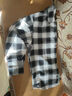 森馬（Semir）[商場(chǎng)同款]長(cháng)袖襯衫男純棉法蘭絨格子外套2025秋冬101525105106 曬單實(shí)拍圖