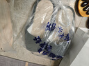 京東京造【天然乳膠】棉麻透氣拖鞋秋冬情侶新款拖鞋男士青灰色42-43 曬單實(shí)拍圖