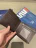七匹狼（SEPTWOLVES）錢(qián)包男士真皮正品短款錢(qián)夾2025新款皮包頭層牛皮夾爸爸卡包證件包 金盾狼標-啡色【專(zhuān)柜禮盒】 曬單實(shí)拍圖