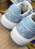 MLB官方板鞋女鞋子 情侶學(xué)長(cháng)鞋透氣休閑鞋老花運動(dòng)鞋潮鞋 3ASXS015N 紐約洋基隊/藍色 37.5 (235mm) 曬單實(shí)拍圖