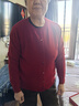 恒源祥100%純羊絨開(kāi)衫外套女秋冬媽媽毛衣2025新款寬松大碼羊絨針織上衣 大紅 4XL 【建議145-165斤】 曬單實(shí)拍圖