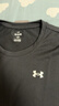 安德瑪（Under Armour）運動(dòng)短袖女 時(shí)尚簡(jiǎn)約寬松舒適透氣休閑圓領(lǐng)T恤 1384231黑色 XL 曬單實(shí)拍圖