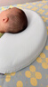鈺幸兒童枕頭寶寶嬰幼兒枕頭1-3-6歲硅膠護頸成長(cháng)枕透氣可水洗四季枕 6個(gè)月-3歲【枕高3cm】A類(lèi)抗菌硅膠枕-藍 純色 一兩三歲幼兒枕兒童枕頭3-6歲A類(lèi)兒童護頸枕透氣 曬單實(shí)拍圖