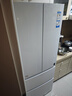 海爾（Haier）冰箱342升一級雙變頻風(fēng)冷無(wú)霜雙開(kāi)門(mén)四門(mén)法式多門(mén)三檔變溫超薄可嵌入Leader系列家用家電國家補貼 342升冰雪白+1級雙變頻+黑金凈味+冷藏三檔變溫 曬單實(shí)拍圖