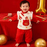 優(yōu)奇過(guò)年拜年服喜慶紅色嬰兒衣服秋冬裝寶寶棉服周歲滿(mǎn)月百天分體套裝 祥瑞福袋套裝 100 曬單實(shí)拍圖
