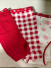 久歲伴兒童內褲紅色開(kāi)運禮盒女童本命年平角褲大童7A抑菌95%棉三角短褲 曬單實(shí)拍圖